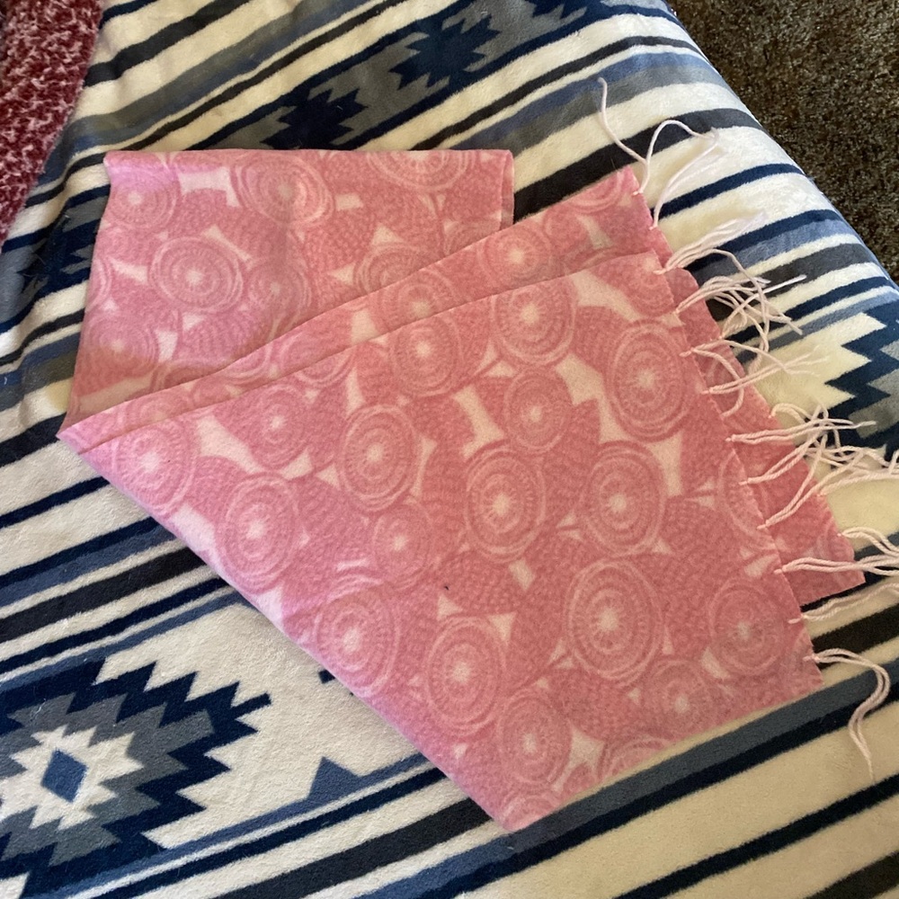 Pink girls scarf